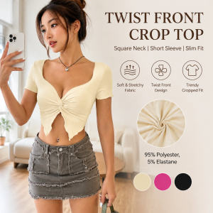 Women's Square Neck Crop Top
