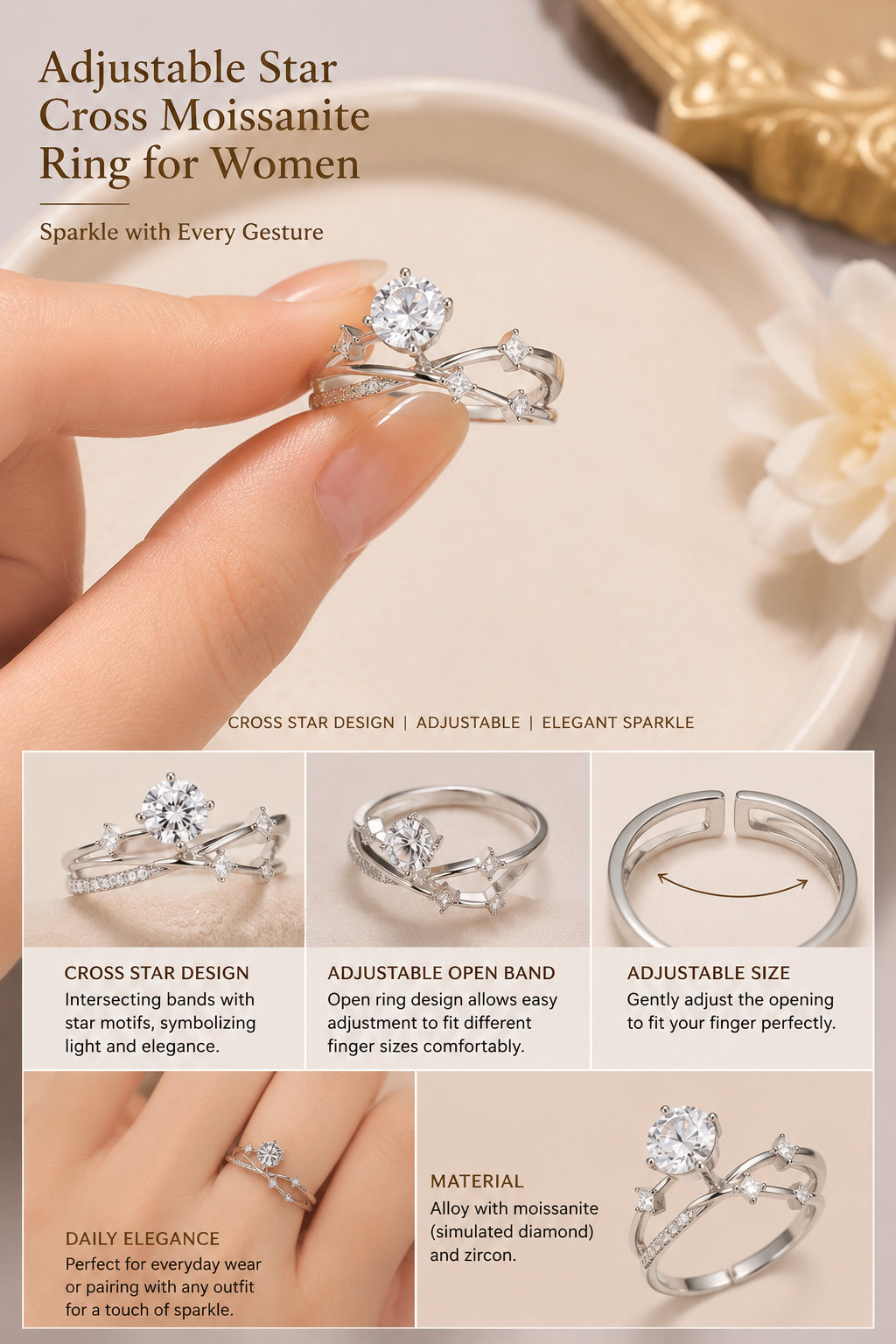 Cross Star Simulated Ring