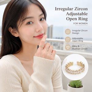 Women's Irregular Zircon Ring