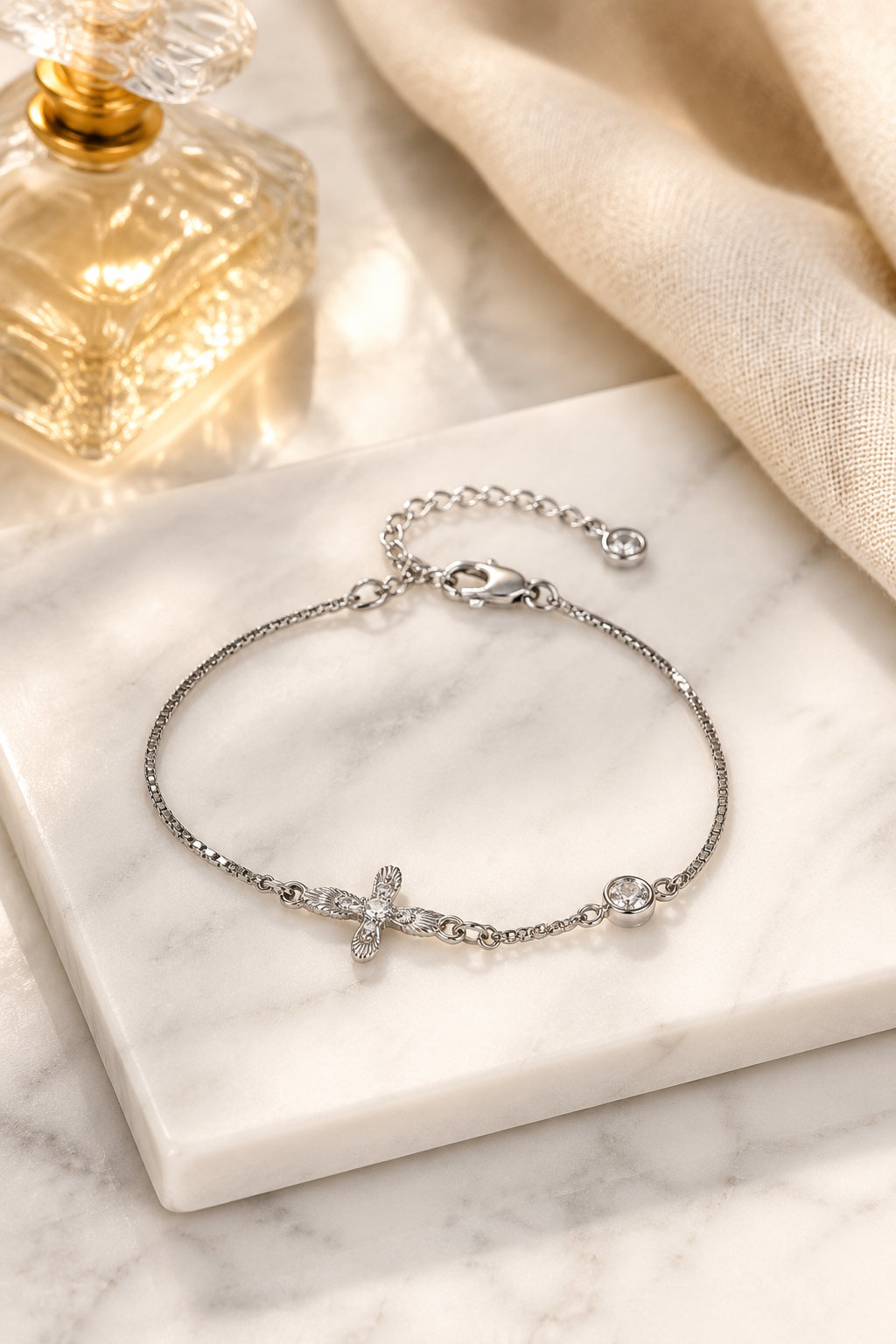 Luxury Zircon Cross Bracelet