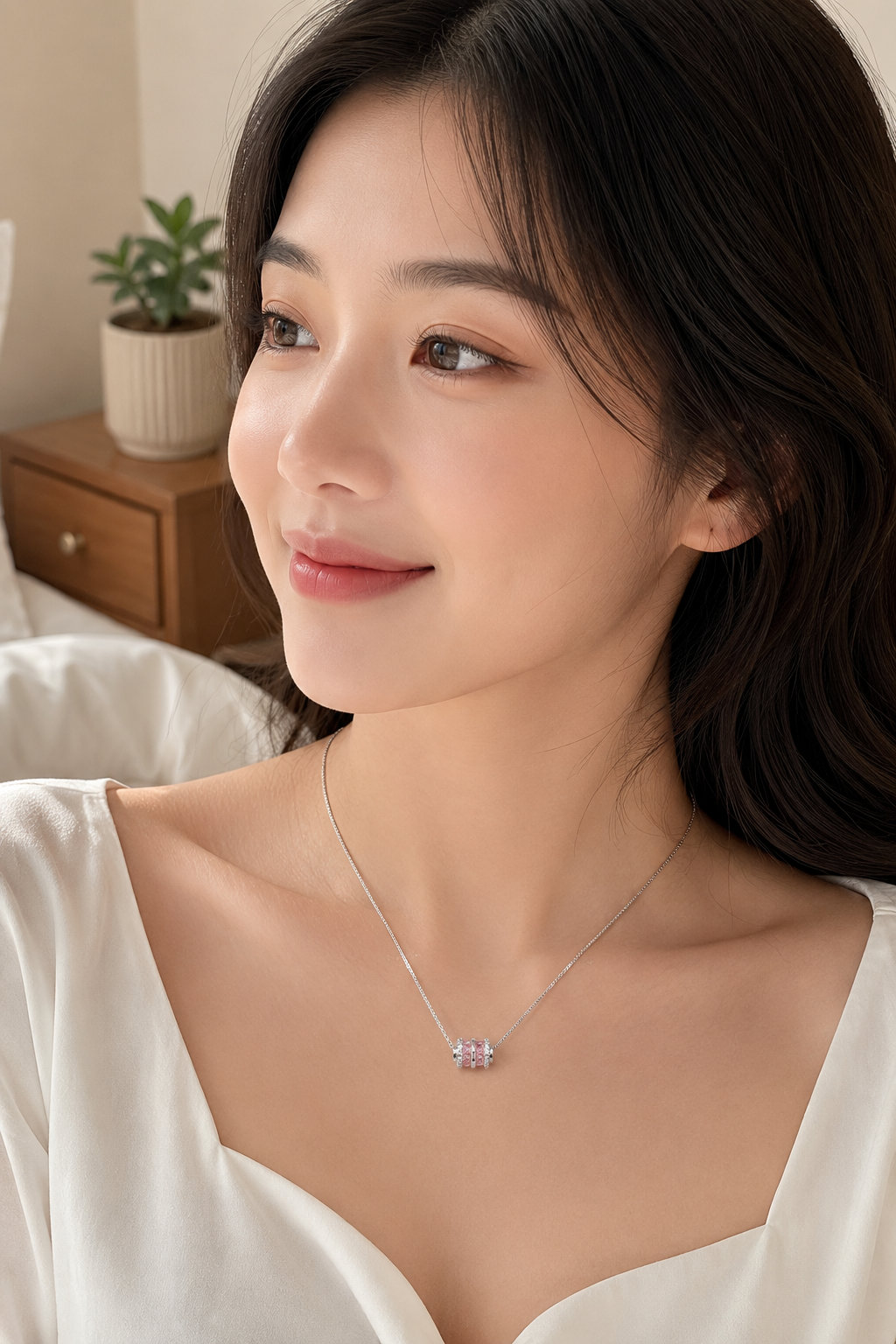 Alloy CZ Small Waist Necklace