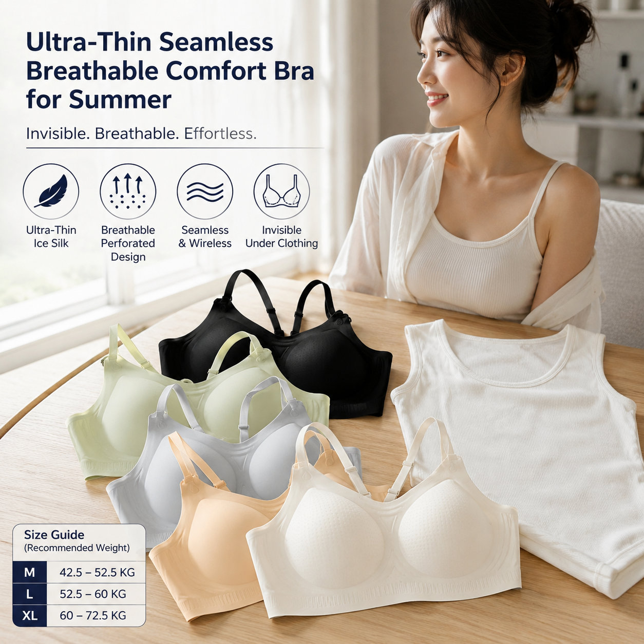 Ultra-Thin Liquid Cloud Gel Bra