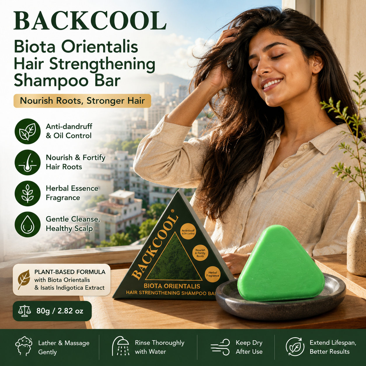 BACKCOOL Herbal Shampoo Bar