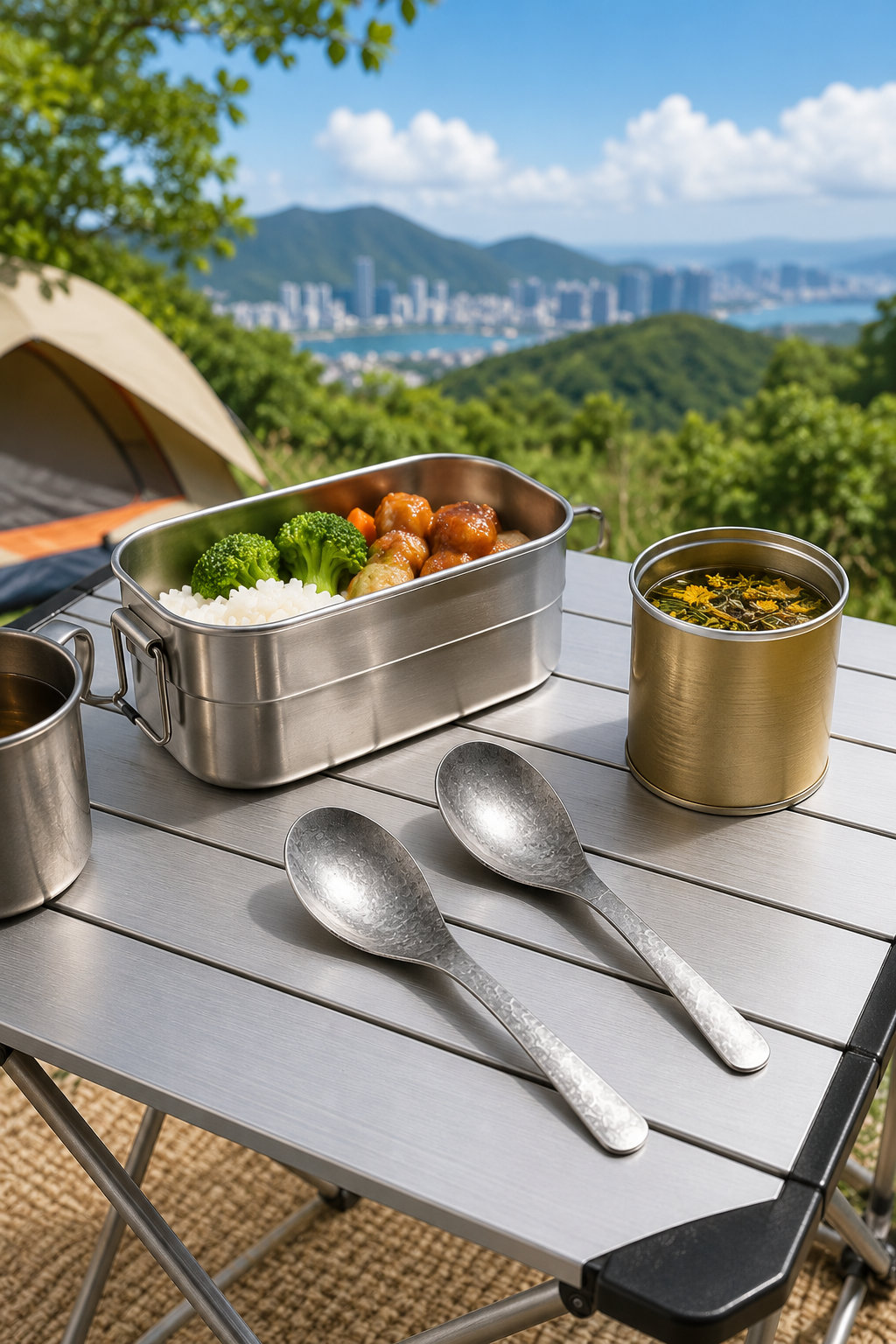 Pure Titanium Ice Soup Spoon